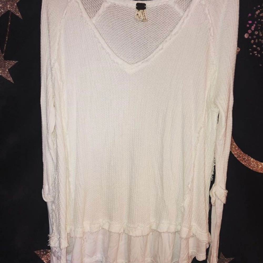 Free People oversized, soft tee